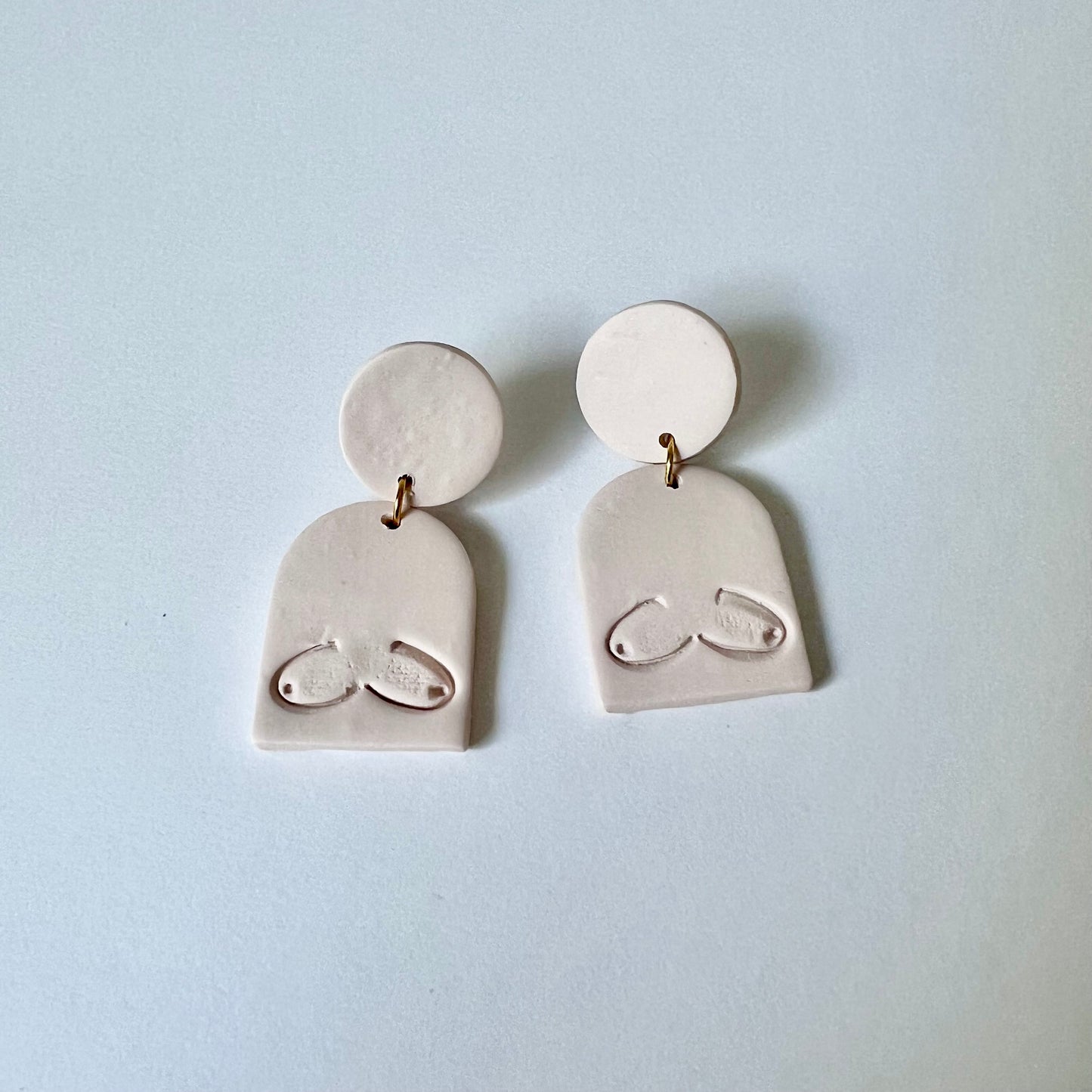 Nadia Boob Clay Earrings